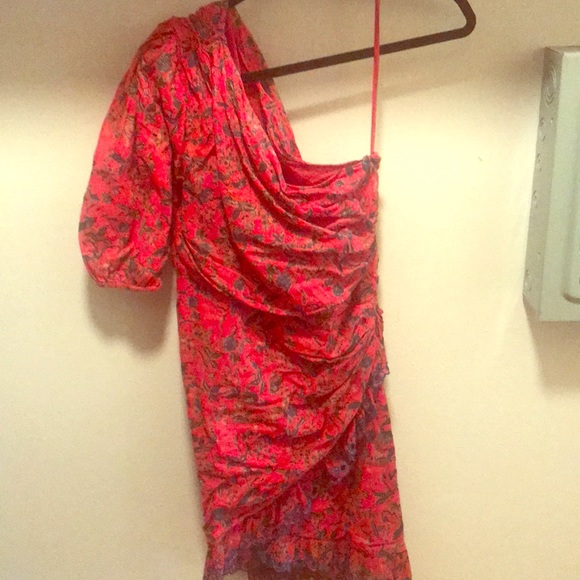 isabel marant esther dress blue